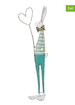 AM Design Figurka dekoracyjna "Hare" w kolorze zielonym - wys. 81 cm ze sklepu Limango Polska w kategorii Dekoracje - zdjęcie 188844081