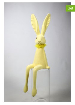 AM Design Figurka krawędziowa "Hare" w kolorze kremowym - wys. 91 cm ze sklepu Limango Polska w kategorii Dekoracje - zdjęcie 188844121