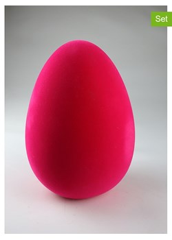 AM Design Figurka dekoracyjna "Egg" w kolorze różowym - wys. 40 cm ze sklepu Limango Polska w kategorii Dekoracje - zdjęcie 188844133