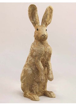 AM Design Figurka dekoracyjna "Hare" w kolorze złotym - 23,5 x 52 x 17 cm ze sklepu Limango Polska w kategorii Dekoracje - zdjęcie 188844160