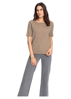 WITT WEIDEN Wełniany sweter w kolorze jasnobrązowym ze sklepu Limango Polska w kategorii Swetry damskie - zdjęcie 188844883