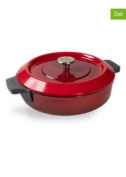 Woll 2-częściowy zestaw "Iron" w kolorze czerwonym - Ø 28 cm ze sklepu Limango Polska w kategorii Garnki - zdjęcie 188845403