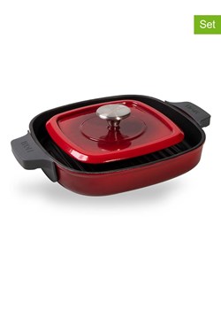 Woll 2-częściowy zestaw "Iron" w kolorze czerwonym - 24 x 24 cm ze sklepu Limango Polska w kategorii Garnki - zdjęcie 188845431