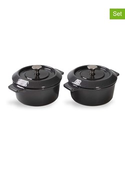 Woll Mini rondelki (2 szt.) "Iron" w kolorze antracytowym - Ø 10 cm ze sklepu Limango Polska w kategorii Garnki - zdjęcie 188845451
