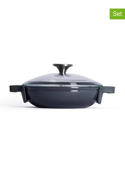 Woll 2-częściowy zestaw w kolorze szarym - wys. 5,5 x Ø 20 cm ze sklepu Limango Polska w kategorii Garnki - zdjęcie 188845471