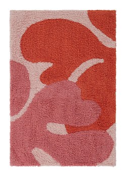 Jotex Dywanik łazienkowy "Laurie" w kolorze różowo-pomarańczowym ze sklepu Limango Polska w kategorii Akcesoria łazienkowe - zdjęcie 188845524