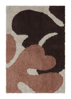 Jotex Dywanik łazienkowy "Laurie" w kolorze brązowo-jasnobrązowym ze sklepu Limango Polska w kategorii Akcesoria łazienkowe - zdjęcie 188845564