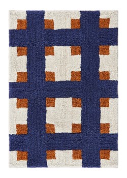 Jotex Dywanik łazienkowy "Bymarken" w kolorze niebiesko-kremowo-jasnobrązowym ze sklepu Limango Polska w kategorii Akcesoria łazienkowe - zdjęcie 188845612