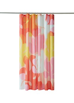 Jotex Zasłona prysznicowa "Delores" w kolorze różowo-pomarańczowym ze sklepu Limango Polska w kategorii Akcesoria łazienkowe - zdjęcie 188845813