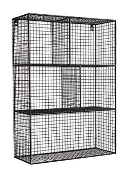 Jotex Regał ścienny "Svat" w kolorze czarnym - 50 x 70 x 19 cm ze sklepu Limango Polska w kategorii Regały i witryny - zdjęcie 188845944