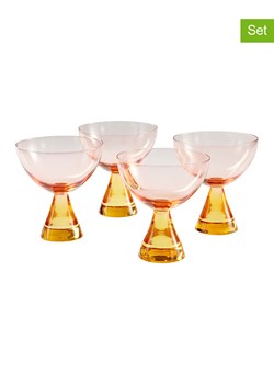 Jotex Kieliszki (4 szt.) w kolorze pomarańczowym do koktajli - 350 ml ze sklepu Limango Polska w kategorii Naczynia - zdjęcie 188845952