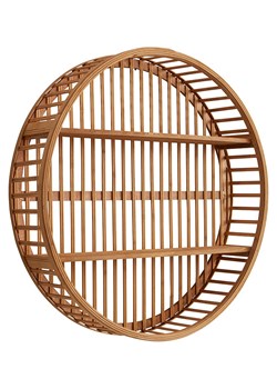 Jotex Regał ścienny "Pollux" w kolorze jasnobrązowym - Ø 63 cm ze sklepu Limango Polska w kategorii Regały i witryny - zdjęcie 188846080