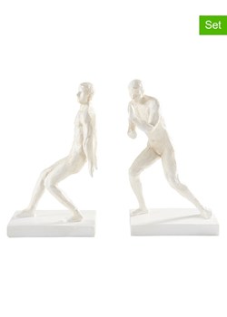 Jotex Podpórki (2 szt.) w kolorze białym do książek - 16,5 x 26,7 x 11 cm ze sklepu Limango Polska w kategorii Dekoracje - zdjęcie 188846084