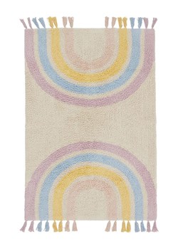 Jotex Bawełniany dywan "Sunita" w kolorze kremowym ze wzorem ze sklepu Limango Polska w kategorii Tekstylia dziecięce - zdjęcie 188846153