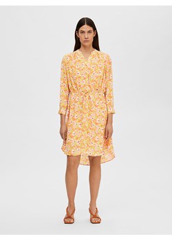 SELECTED FEMME Sukienka w kolorze pomarańczowym ze sklepu Limango Polska w kategorii Sukienki - zdjęcie 188847500