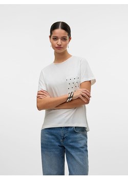 Vero Moda Koszulka w kolorze białym ze sklepu Limango Polska w kategorii Bluzki damskie - zdjęcie 188848581