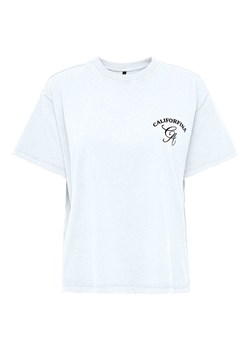 ONLY Koszulka w kolorze białym ze sklepu Limango Polska w kategorii Bluzki damskie - zdjęcie 188848601