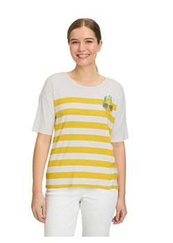 Betty Barclay Koszulka w kolorze biało-żółtym ze sklepu Limango Polska w kategorii Bluzki damskie - zdjęcie 188848613