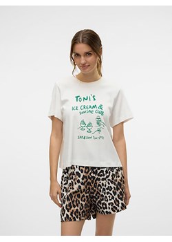 Vero Moda Koszulka w kolorze białym ze sklepu Limango Polska w kategorii Bluzki damskie - zdjęcie 188848653