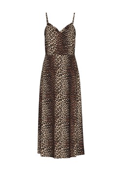 Pieces Sukienka "Nya" w kolorze brązowo-beżowym ze sklepu Limango Polska w kategorii Sukienki - zdjęcie 188848793