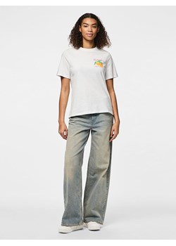 Pieces Koszulka "Summer" w kolorze białym ze sklepu Limango Polska w kategorii Bluzki damskie - zdjęcie 188848911