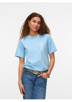 Vero Moda Koszulka w kolorze błękitnym ze sklepu Limango Polska w kategorii Bluzki damskie - zdjęcie 188848942