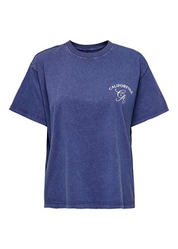 ONLY Koszulka w kolorze niebieskim ze sklepu Limango Polska w kategorii Bluzki damskie - zdjęcie 188849240