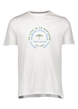 FYNCH-HATTON Koszulka w kolorze białym ze sklepu Limango Polska w kategorii T-shirty męskie - zdjęcie 188849380