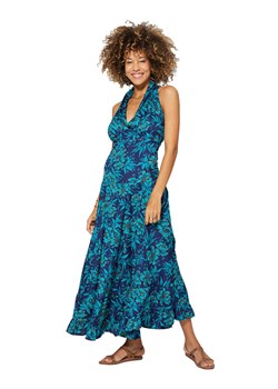 Aller Simplement Sukienka w kolorze granatowo-turkusowym ze sklepu Limango Polska w kategorii Sukienki - zdjęcie 188849424