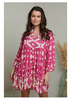 Curvy Lady Sukienka w kolorze różowym ze sklepu Limango Polska w kategorii Sukienki - zdjęcie 188849461