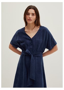 STEFANEL Sukienka w kolorze granatowym ze sklepu Limango Polska w kategorii Sukienki - zdjęcie 188849874