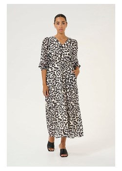 Kaffe Sukienka "Sepia" w kolorze kremowo-czarnym ze sklepu Limango Polska w kategorii Sukienki - zdjęcie 188849921