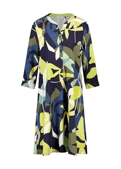 Gerry Weber Sukienka w kolorze żółto-granatowo-oliwkowym ze sklepu Limango Polska w kategorii Sukienki - zdjęcie 188850262