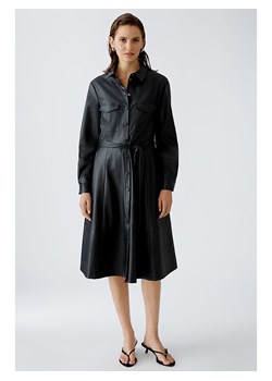 Oui Sukienka w kolorze czarnym ze skóry syntetycznej ze sklepu Limango Polska w kategorii Sukienki - zdjęcie 188850293