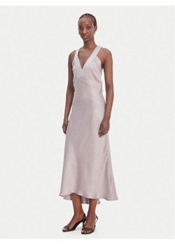 BOSS Sukienka koktajlowa C_Danden 50553582 Fioletowy Regular Fit ze sklepu MODIVO w kategorii Sukienki - zdjęcie 188850380