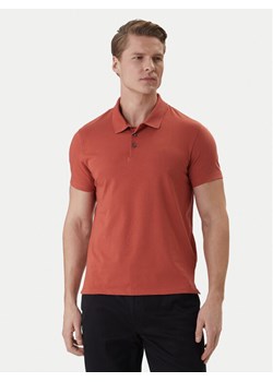 Calvin Klein Polo LV04LF200G Pomarańczowy Slim Fit ze sklepu MODIVO w kategorii T-shirty męskie - zdjęcie 188850403