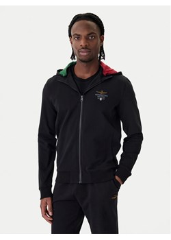Aeronautica Militare Bluza 261FE2097UF00674 Czarny Regular Fit ze sklepu MODIVO w kategorii Bluzy męskie - zdjęcie 188850411