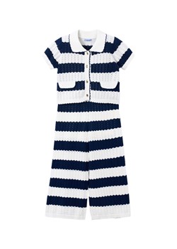 Mayoral Komplet sweter i spodnie materiałowe 3595 Granatowy Regular Fit ze sklepu MODIVO w kategorii Komplety dziewczęce - zdjęcie 188850412