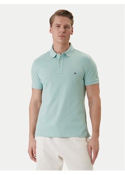 Tommy Hilfiger Polo 1985 MW0MW17771 Zielony Slim Fit ze sklepu MODIVO w kategorii T-shirty męskie - zdjęcie 188850440