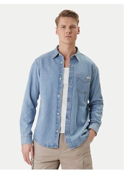 Calvin Klein Jeans Koszula jeansowa Essential LV04RE710G Niebieski Regular Fit ze sklepu MODIVO w kategorii Koszule męskie - zdjęcie 188850501