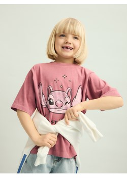 Reserved - T-shirt z efektem sprania Lilo i Stitch - jasnofioletowy ze sklepu Reserved w kategorii Bluzki dziewczęce - zdjęcie 188852020
