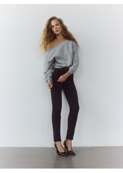 Reserved - Jeansy slim fit high waist - czarny ze sklepu Reserved w kategorii Jeansy damskie - zdjęcie 188852251