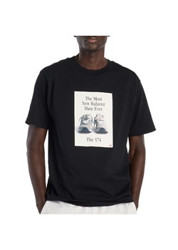Koszulka męska New Balance MT61B0WFBK - czarne ze sklepu streetstyle24.pl w kategorii T-shirty męskie - zdjęcie 188853162