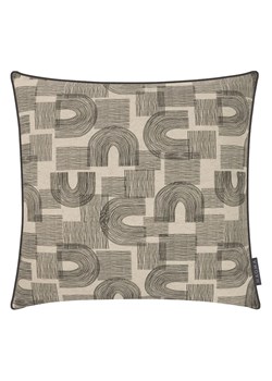 Magma Heimtex Poszewka "Vitim" w kolorze beżowo-czarnym na poduszkę - 45 x 45 cm ze sklepu Limango Polska w kategorii Poduszki dekoracyjne - zdjęcie 188853624