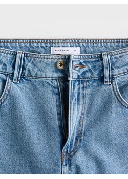 Reserved - Jeansy carrot z efektem sprania - niebieski ze sklepu Reserved w kategorii Jeansy męskie - zdjęcie 188854253