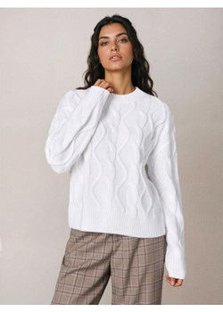 Sinsay - Strukturalny sweter - kremowy ze sklepu Sinsay w kategorii Swetry damskie - zdjęcie 188854830