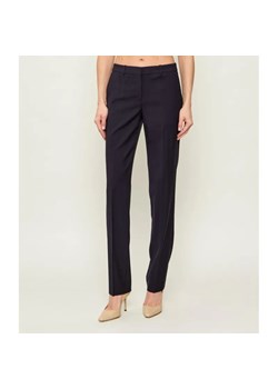 BOSS BLACK Wełniane spodnie Tameah | Slim Fit ze sklepu Gomez Fashion Store w kategorii Spodnie damskie - zdjęcie 188855721