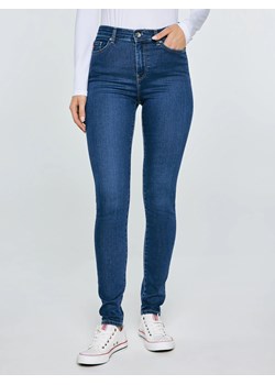 Jeansy damskie skinny z wysokim stanem granatowe Clara 658 ze sklepu Big Star w kategorii Jeansy damskie - zdjęcie 188856403