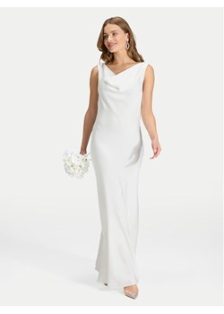 Swing Sukienka wieczorowa 5AK14500 Biały Regular Fit ze sklepu MODIVO w kategorii Sukienki - zdjęcie 188857571