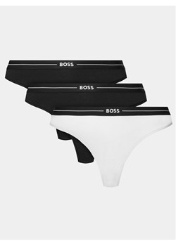 BOSS Komplet stringów 50510030 Biały ze sklepu MODIVO w kategorii Majtki damskie - zdjęcie 188857721